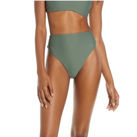 NWOT Chelsea28 Easy Retro High Waist Bikini Bottoms - Picture 1 of 6